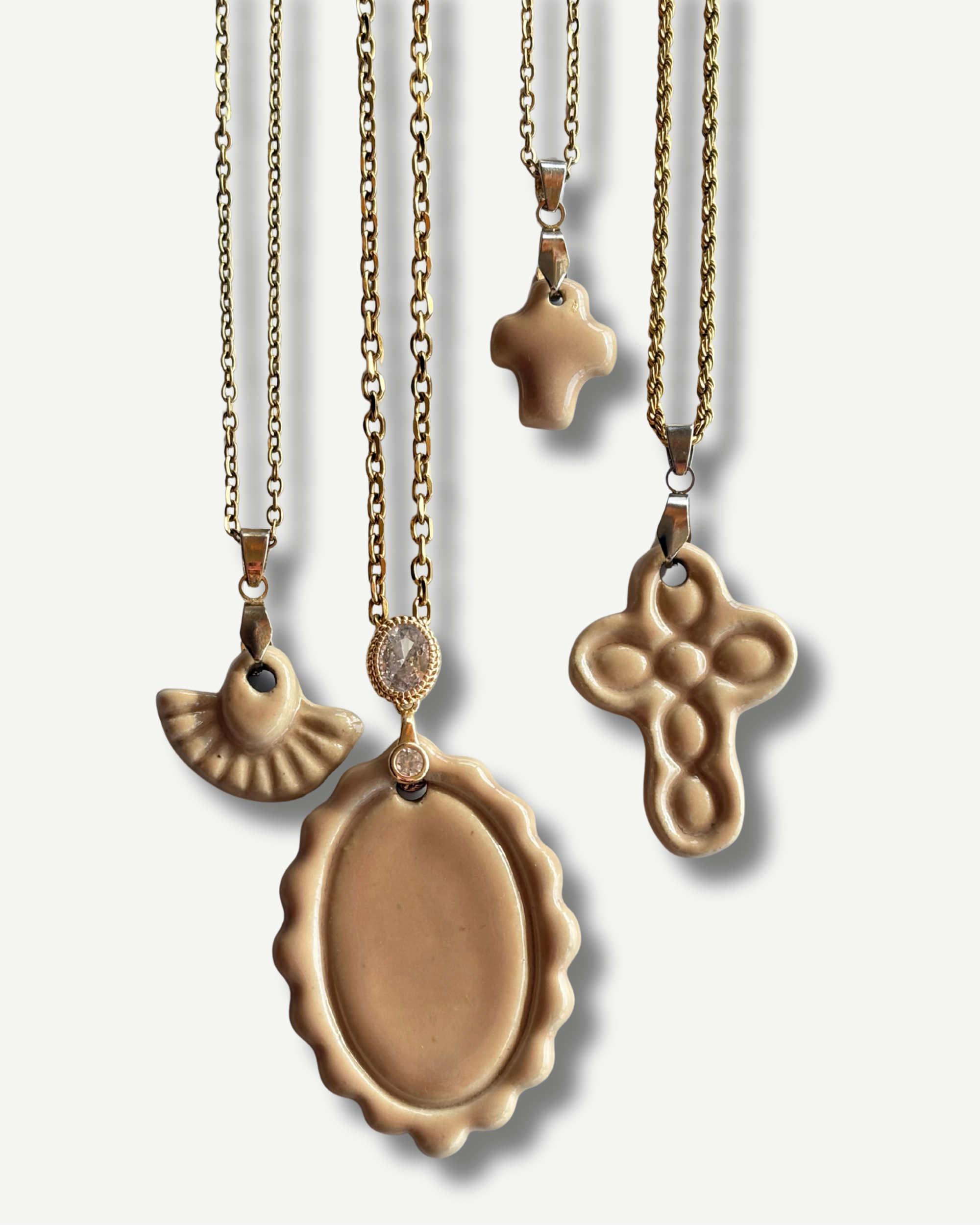 Ras de cou Aile beige