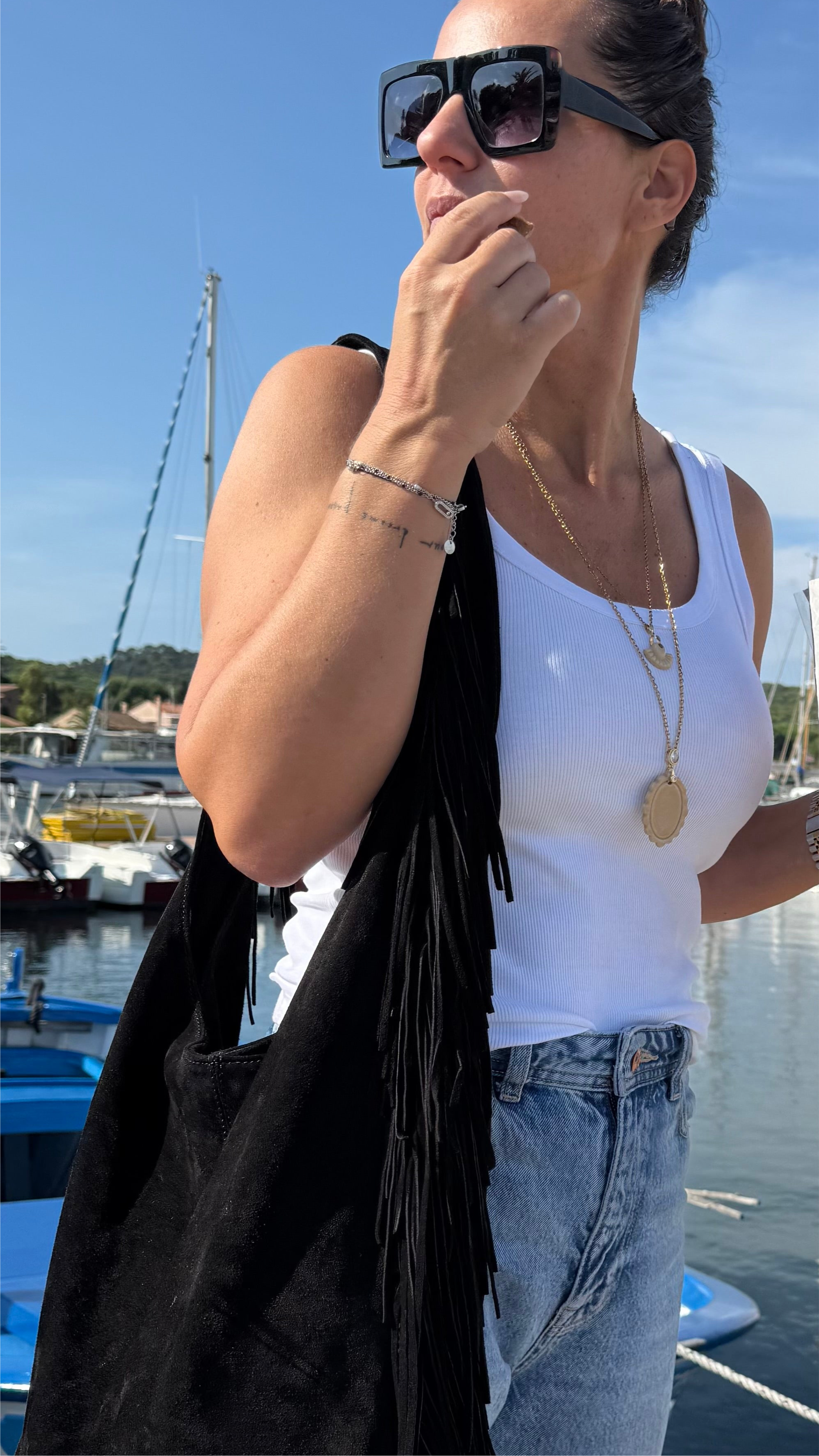 Ras de cou Aile beige