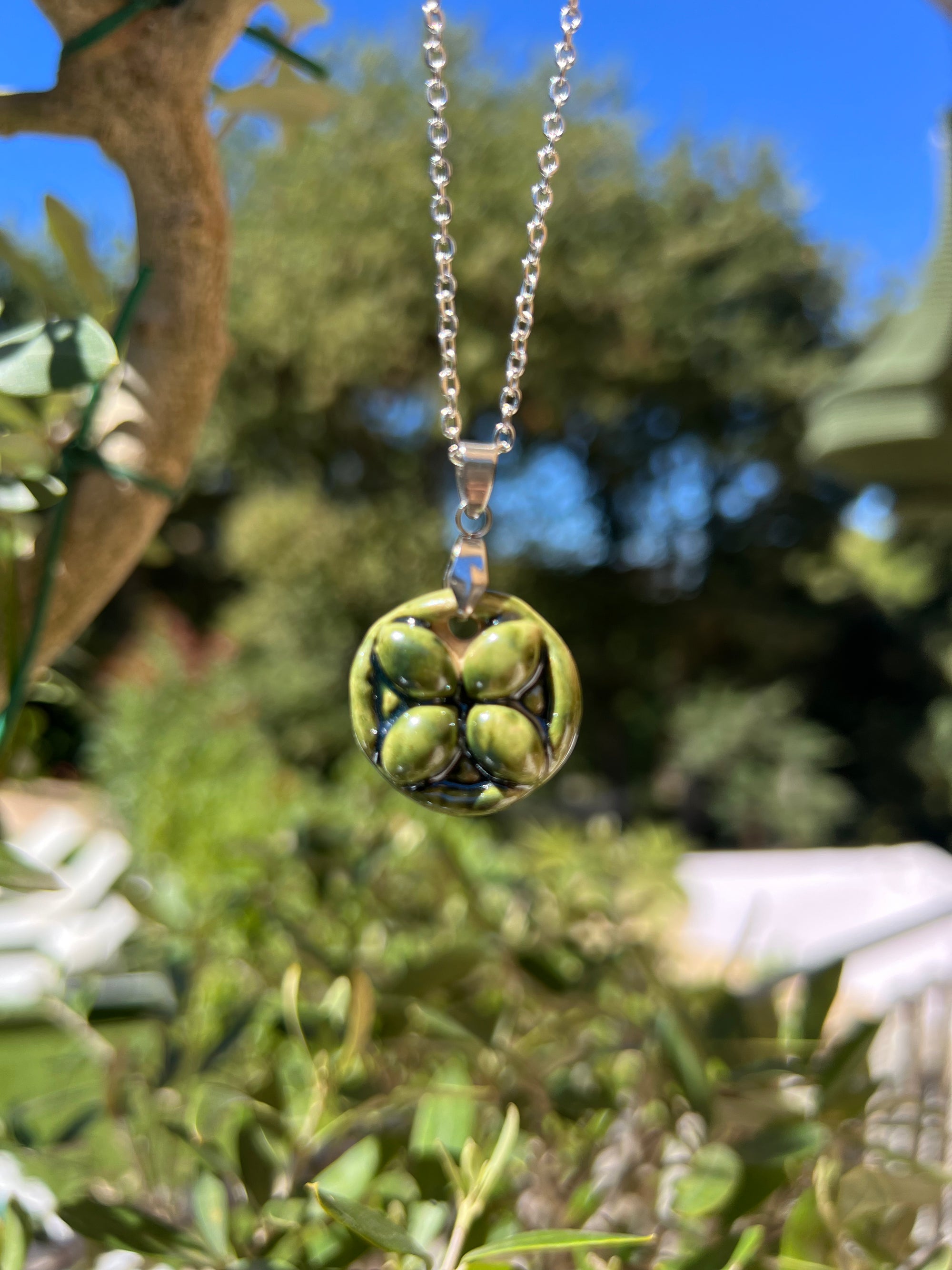 Collier Delia vert