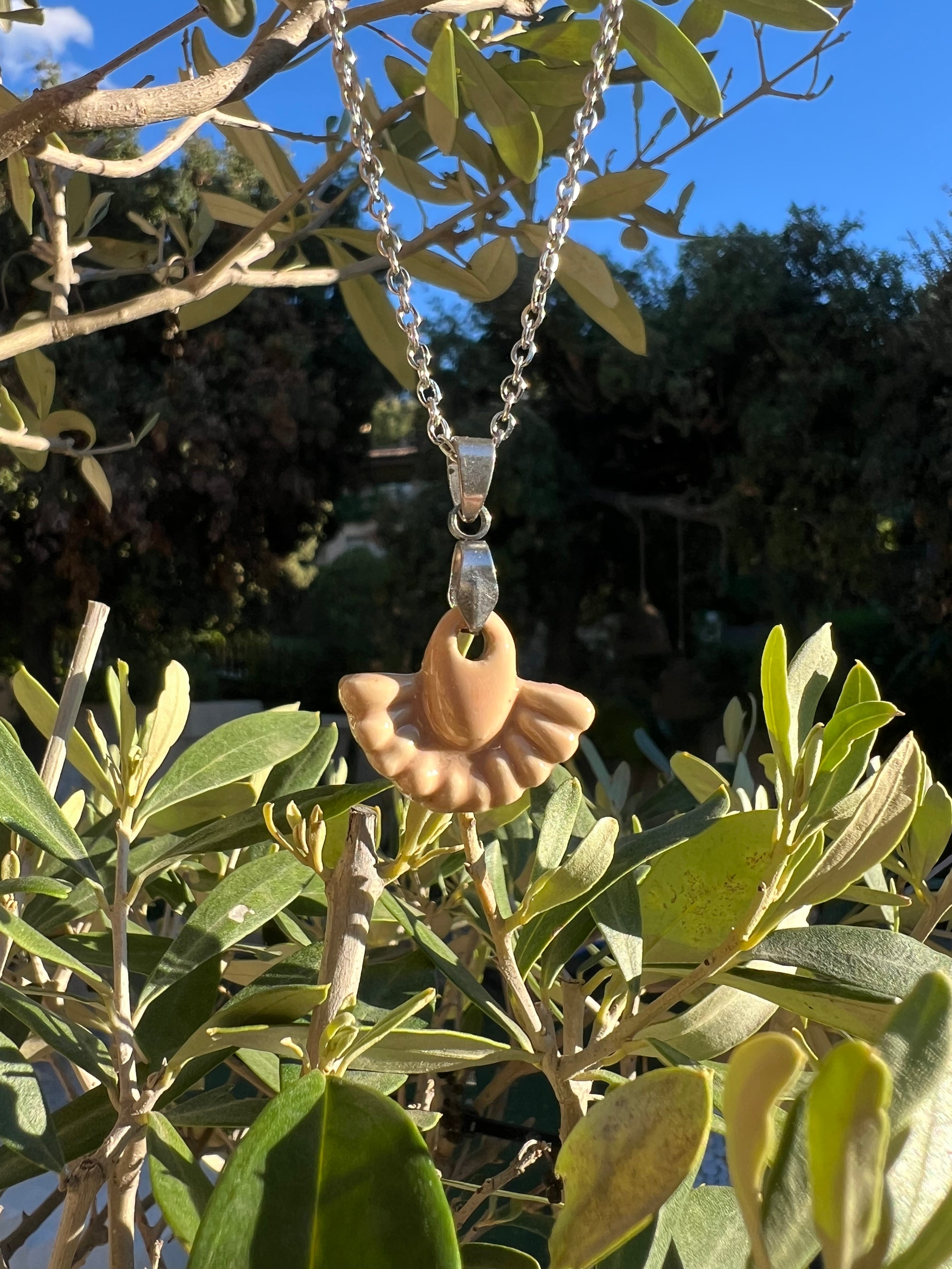 Ras de cou Aile beige