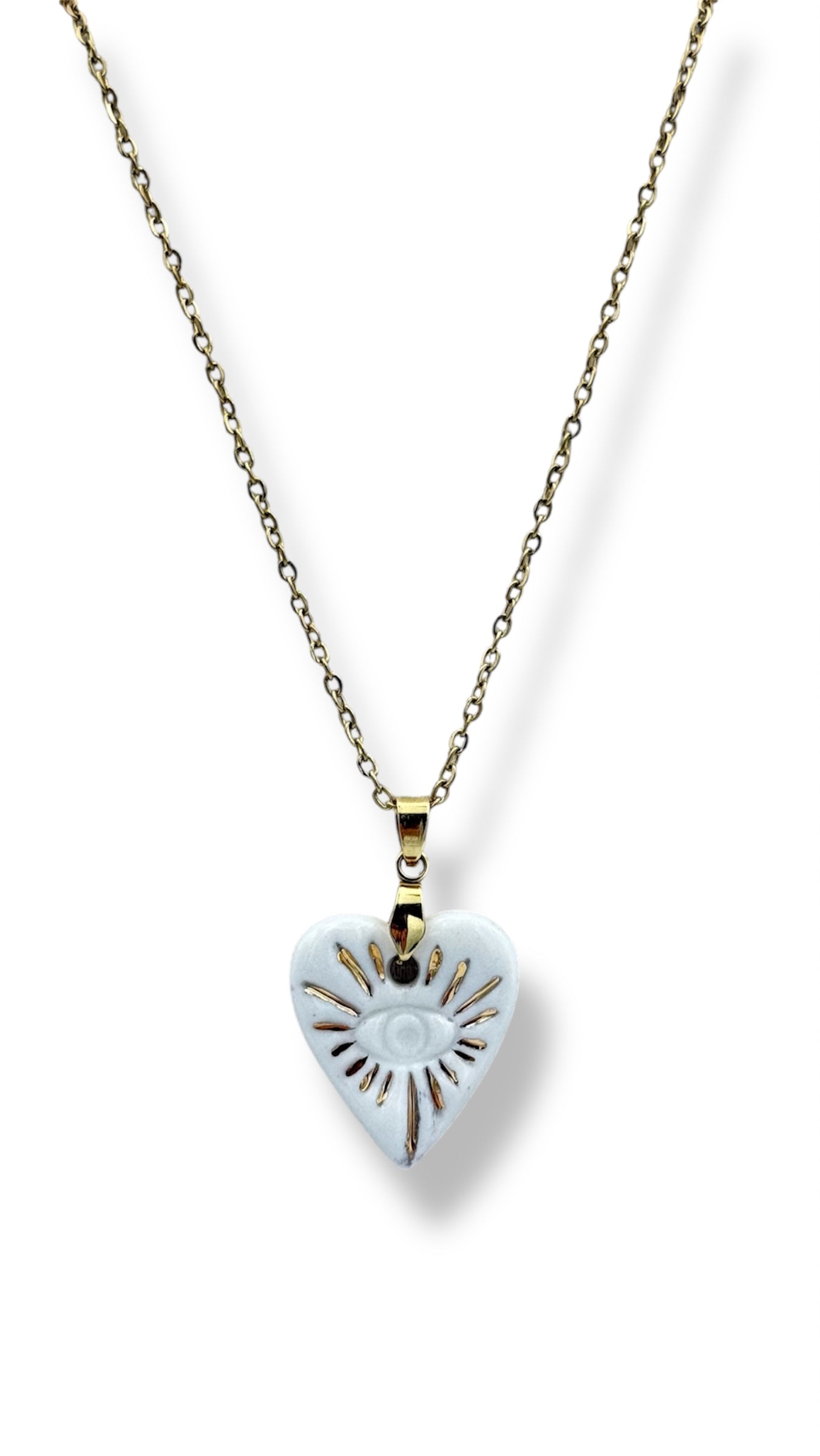 Collier cœur or fin